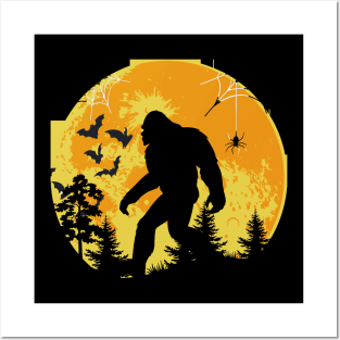 awkward bigfoot in the jungle Posters and Art